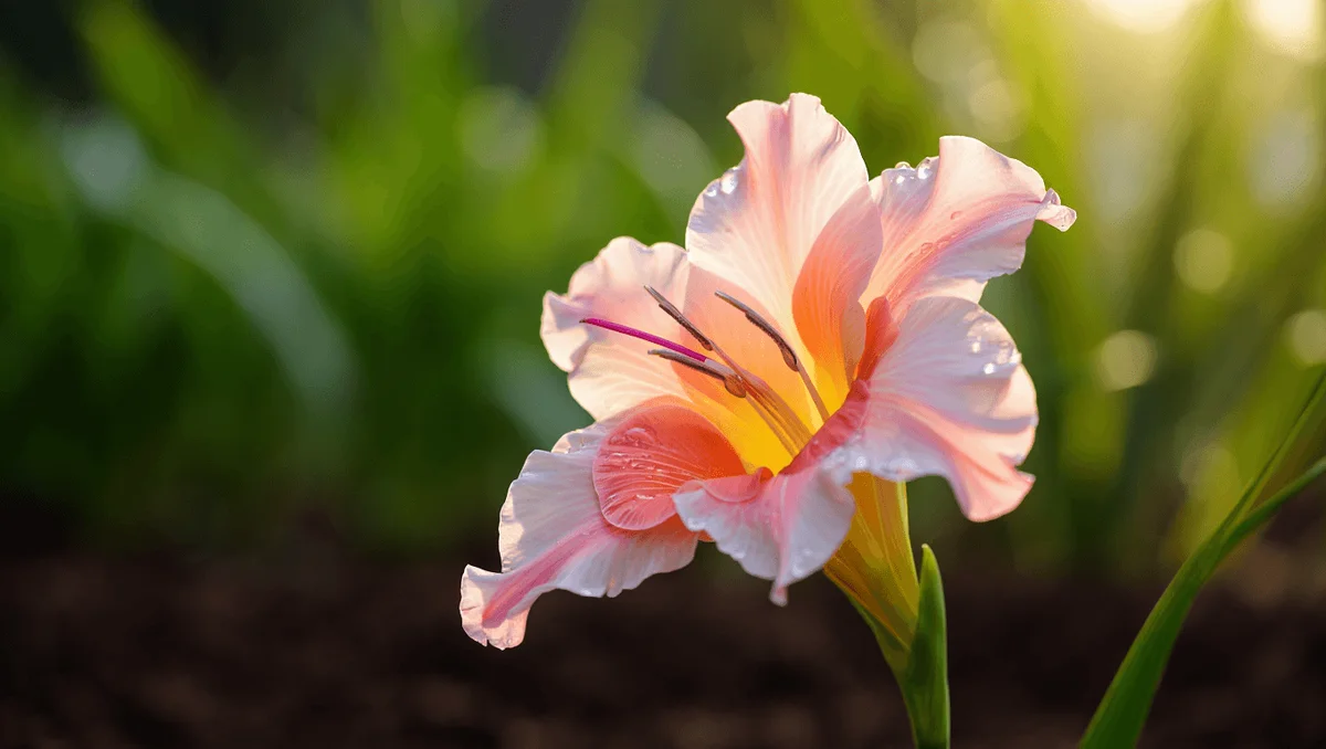 Как вырастить и ухаживать за гладиолусом абиссинским (Gladiolus callianthus)?