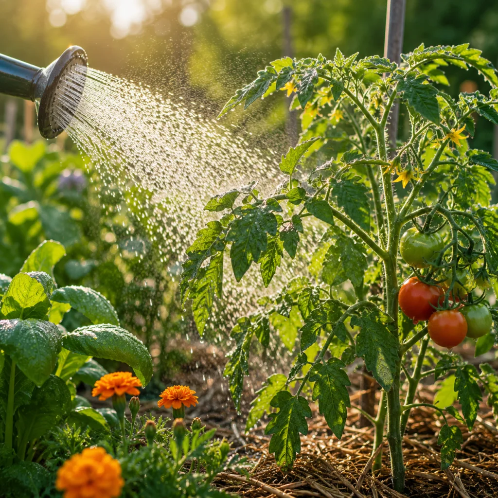 Следует ли орошать растения в знойную погоду?